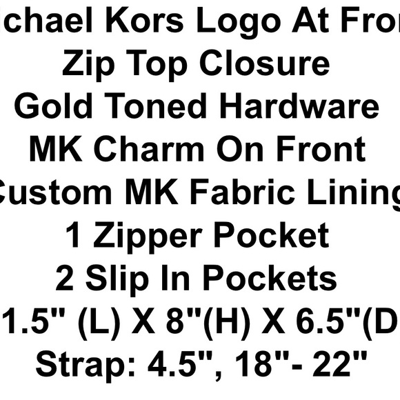 Michael Kors Carmine Pink and logo medium satchel NWT! - Picture 5 of 5